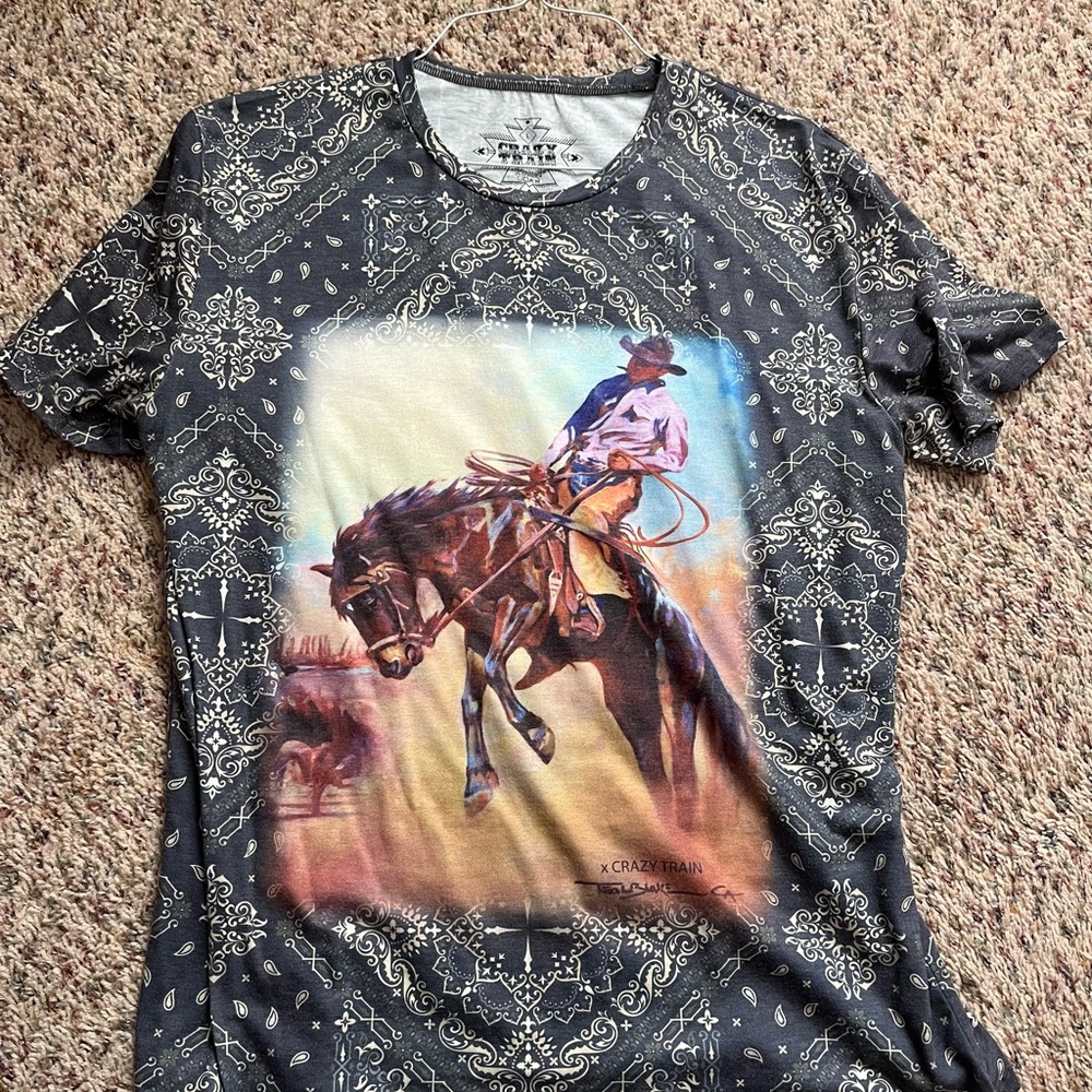 Crazy Train Cowboy T-Shirt